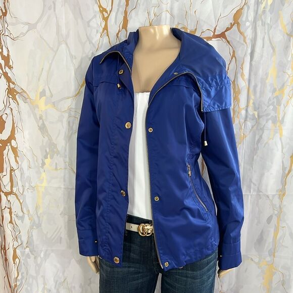Michael Kors, royal blue windbreaker jacket - Picture 3 of 7
